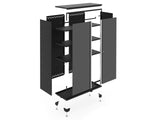 Bold Series Lockable 24-Gauge Steel RTA Storage Locker with 3 Shelves, Grey/Black, 42-in T7M2 - product image 2