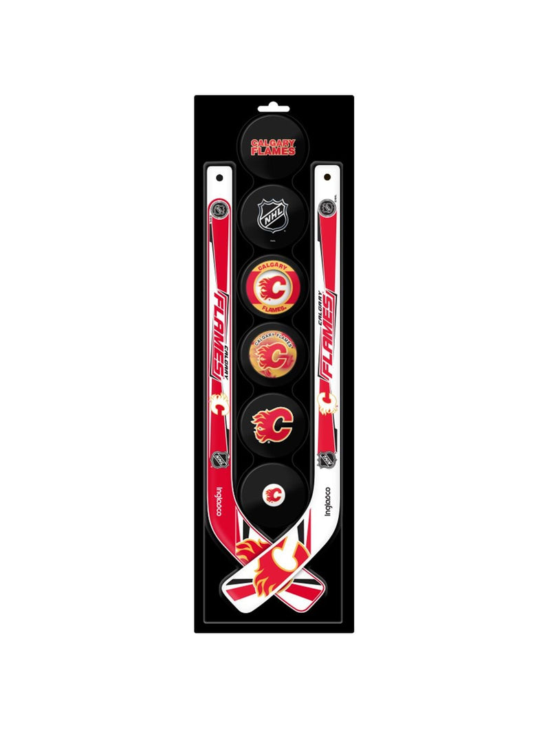 Hockey Pucks & Sticks Set, 8-pcs I3C2