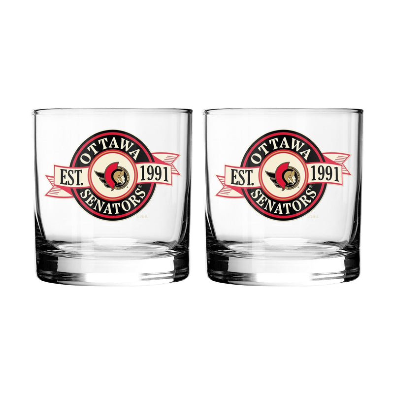 Hockey Rocks Glass, 2-pk D3X2