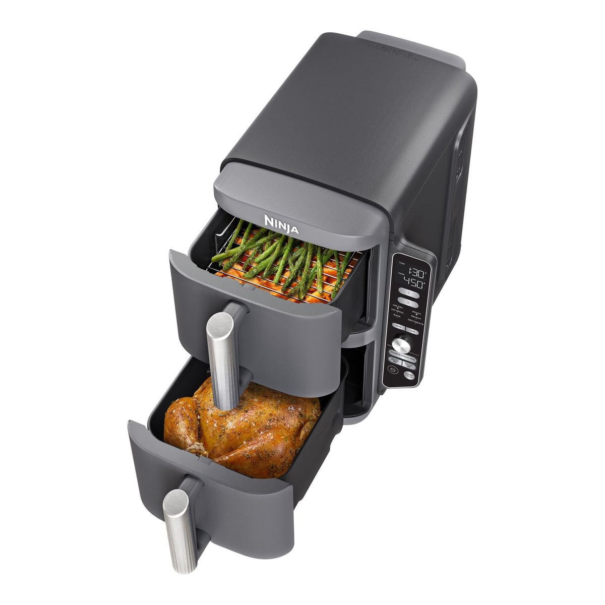 DoubleStack XL Multi-Rack Air Fryer with 2 Baskets & 6 Functions, 10-qt L6T8 - product image 2
