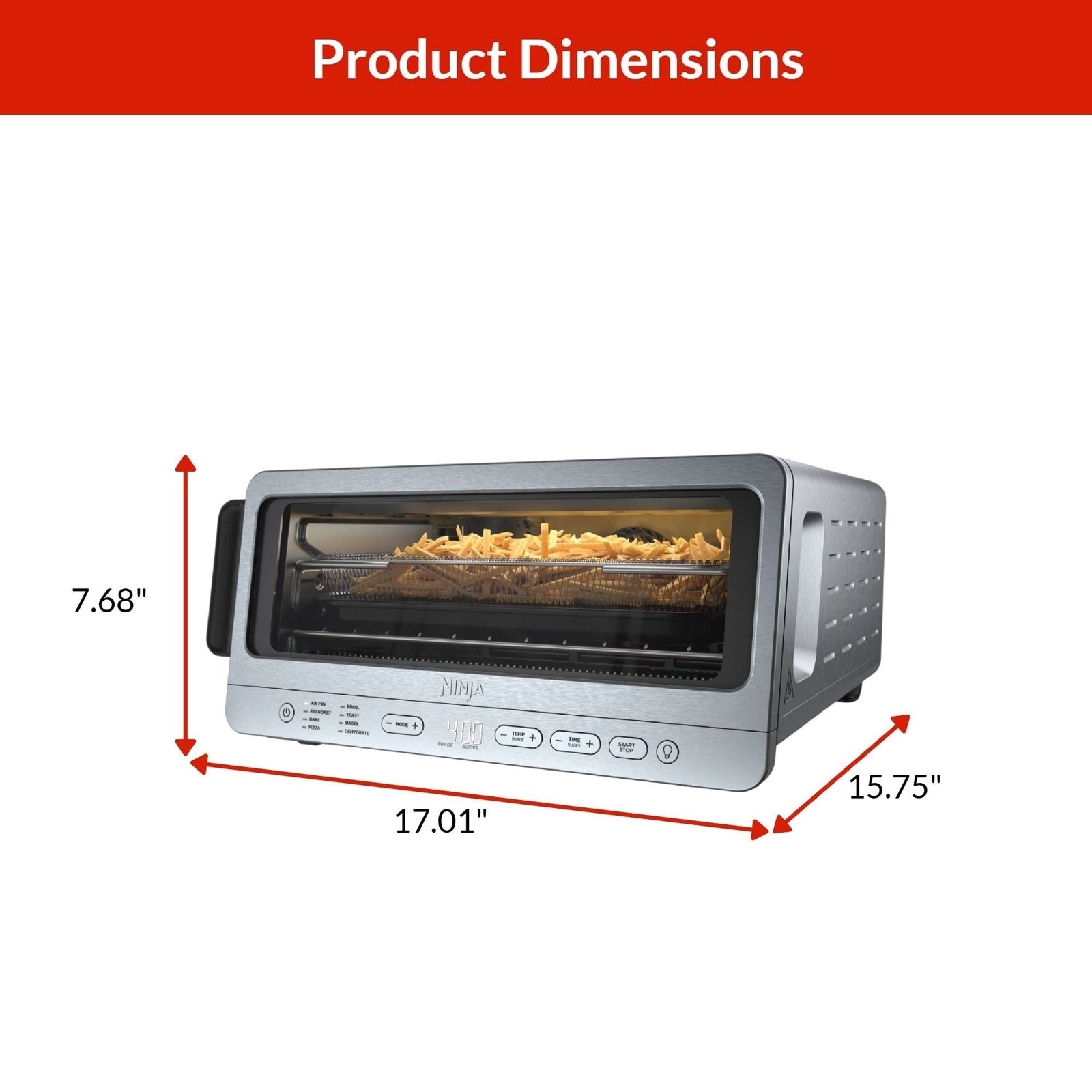 Flip Space-Saving 8-in-1 Toaster Oven & Air Fryer T6U7 - product image 4