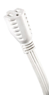 3-ft 3-in 16/3 Indoor Extension Cord with Right Angle Plug, 3 Grounded Outlets, White O6F1 - product image 5