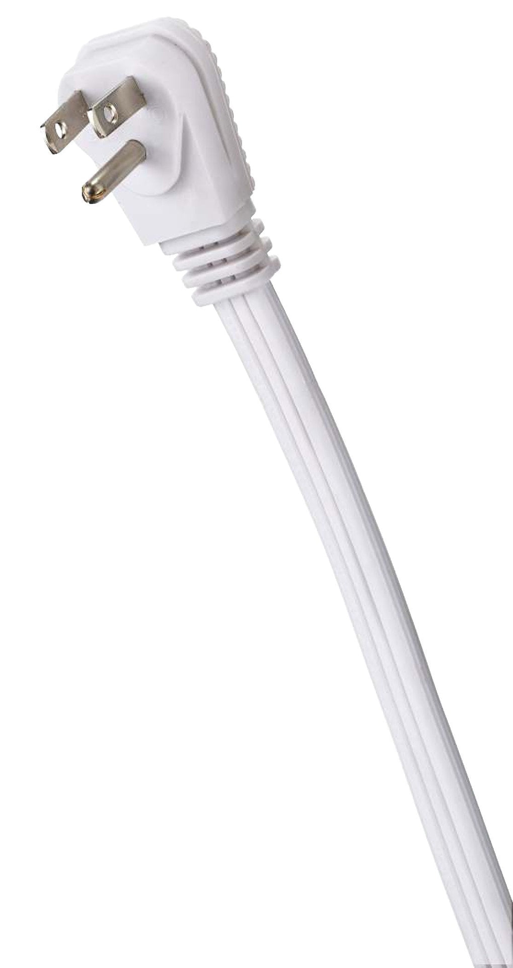 3-ft 3-in 16/3 Indoor Extension Cord with Right Angle Plug, 3 Grounded Outlets, White O6F1 - product image 6
