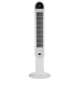 Oscillating Tower Fan, Remote Control, 3-Speed, White, 45-in F8C6 - product image 1