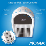 Oscillating Tower Fan, Remote Control, 3-Speed, White, 45-in F8C6 - product image 5