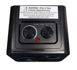 Portable 2-In-1 Personal Heater & Fan, 1500W, Black V6T3 - product image 8
