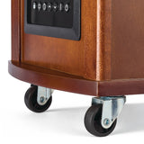Wood Cabinet Infared Space Heater withRemote Control & Thermostat, 1500W E7U1 - product image 4