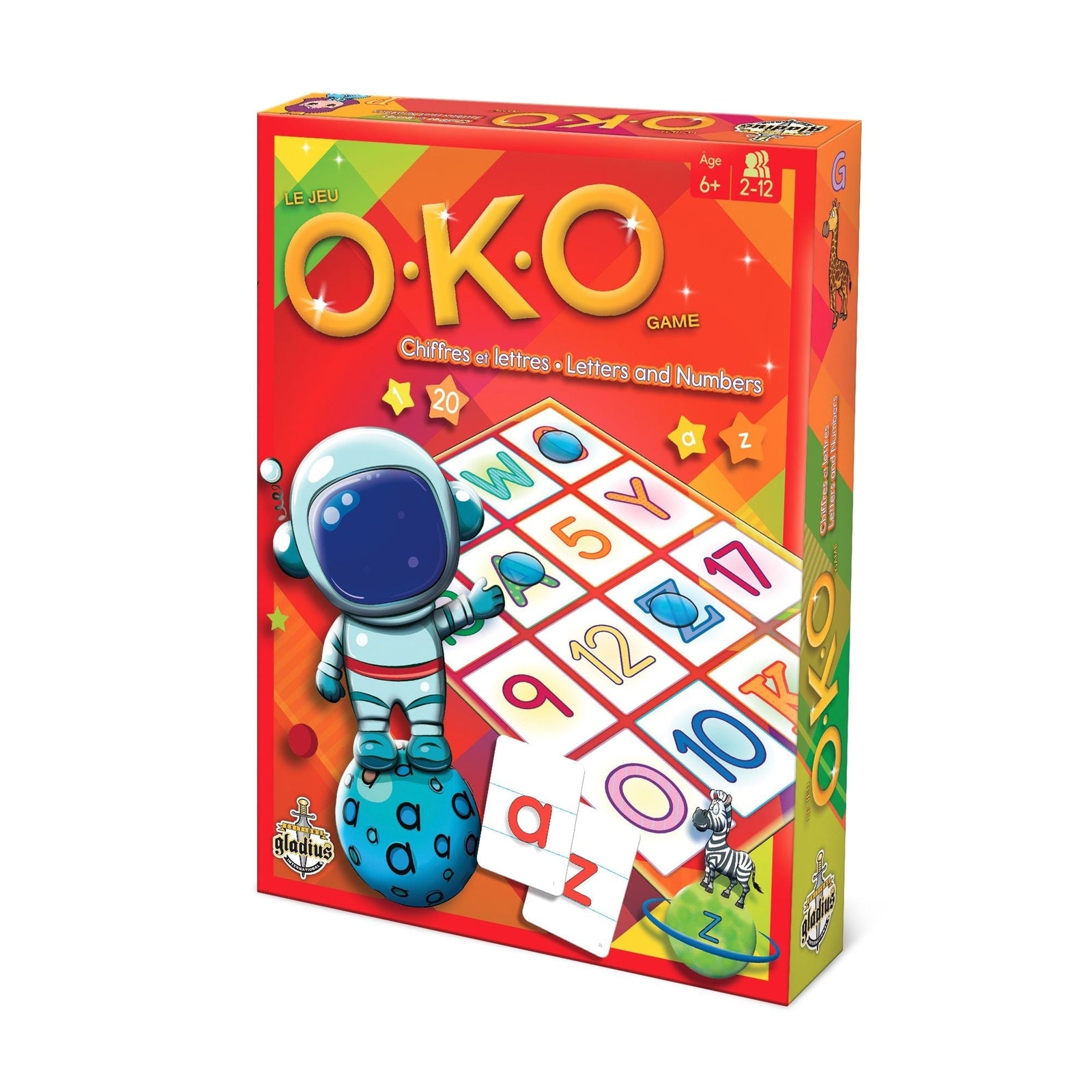 Letters & Numbers Family Board Game, Bilingual, Ages 6+ Q5G3 - product image 1