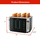 4-Slice Touchscreen Toaster with Easy Touch Technology M8G6 - product image 3