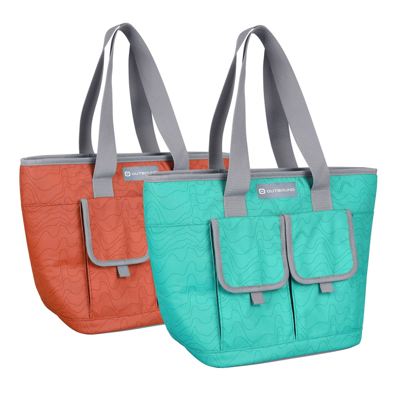 Beach Tote Insulated Soft Cooler, 24-Can A5O9