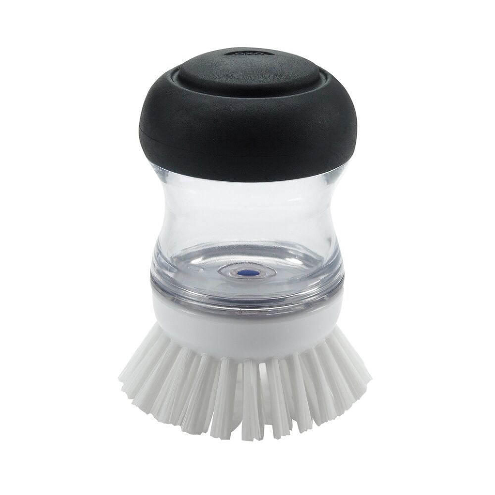 Refillable No-Mess Soap Dispensing Palm Cleaning Brush Q4J6 - product image 1