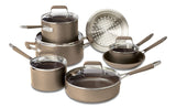 Classic Cookware Set, Non-Stick, PFOA-Free, Oven Safe, Champagne Bronze, 12-pc A7Q2 - product image 2