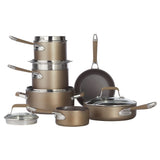 Classic Cookware Set, Non-Stick, PFOA-Free, Oven Safe, Champagne Bronze, 12-pc A7Q2 - product image 4