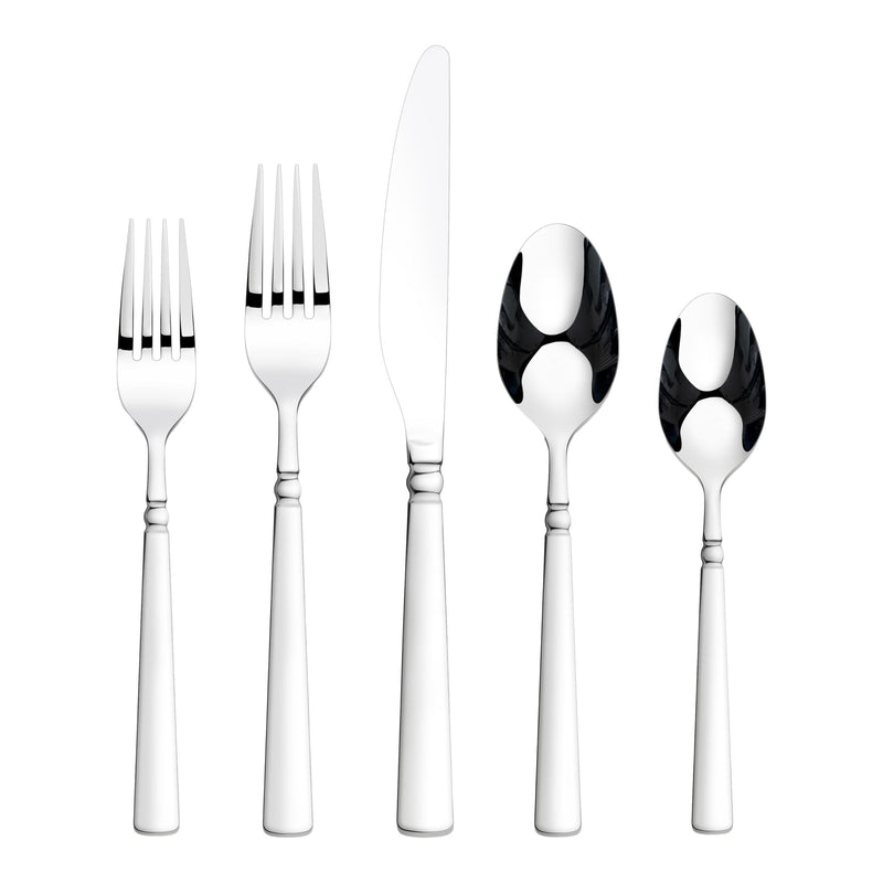 Collar Banded Flatware Set, Serves 4, 20-pc G1J9