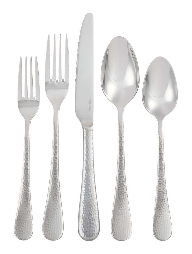Hammered Flatware Set, Serves 4, 20-pc I8H7