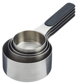 Stainless Steel Measuring Cups with Magnetic Handle, 4-pc H8P8 - product image 1