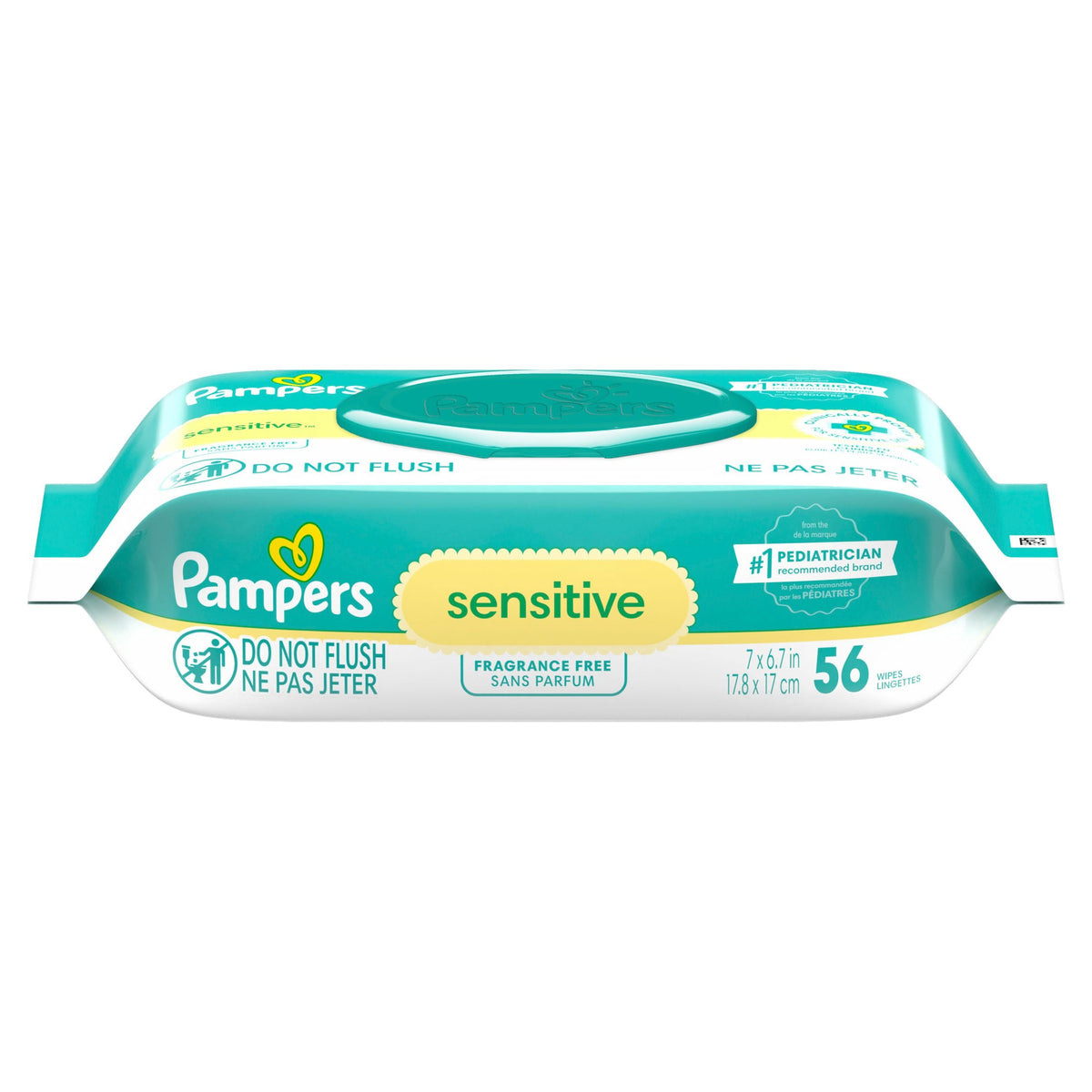 Sensitive Baby Wipes 1X Pop-Top, 56 Count T5C8 - product image 1