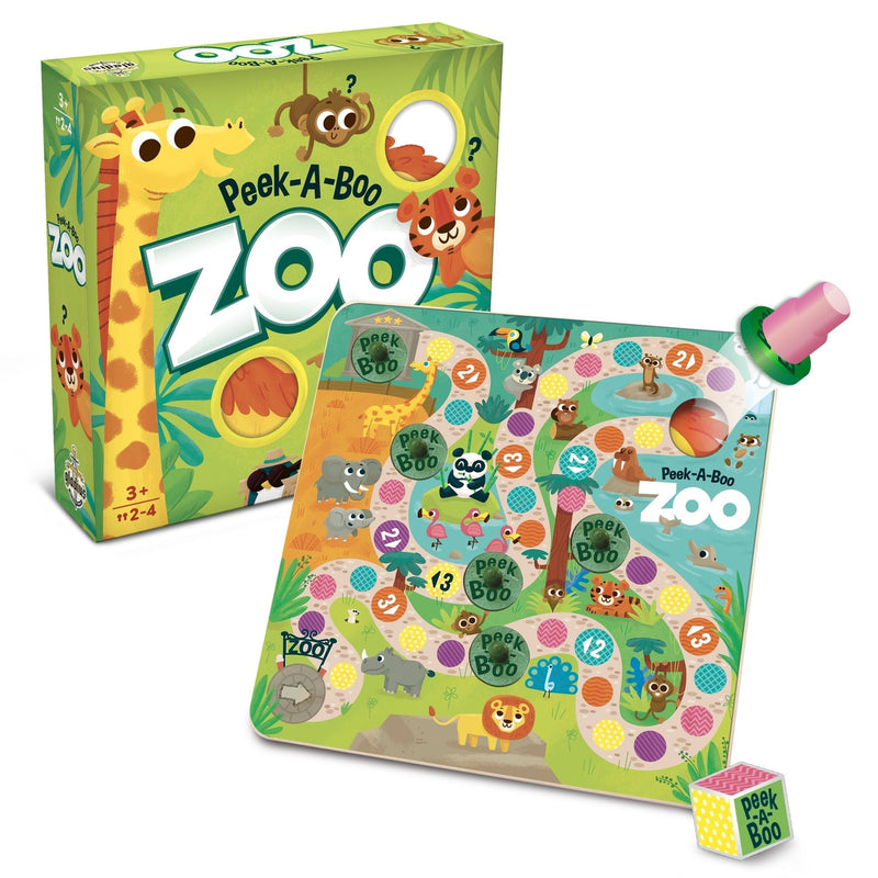 Zoo Dice Rolling Animal Board Game, Ages 3+ J1I5