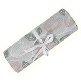 Cotton Muslin Baby Swaddle Blanket, Tulips I8Q9 - product image 1
