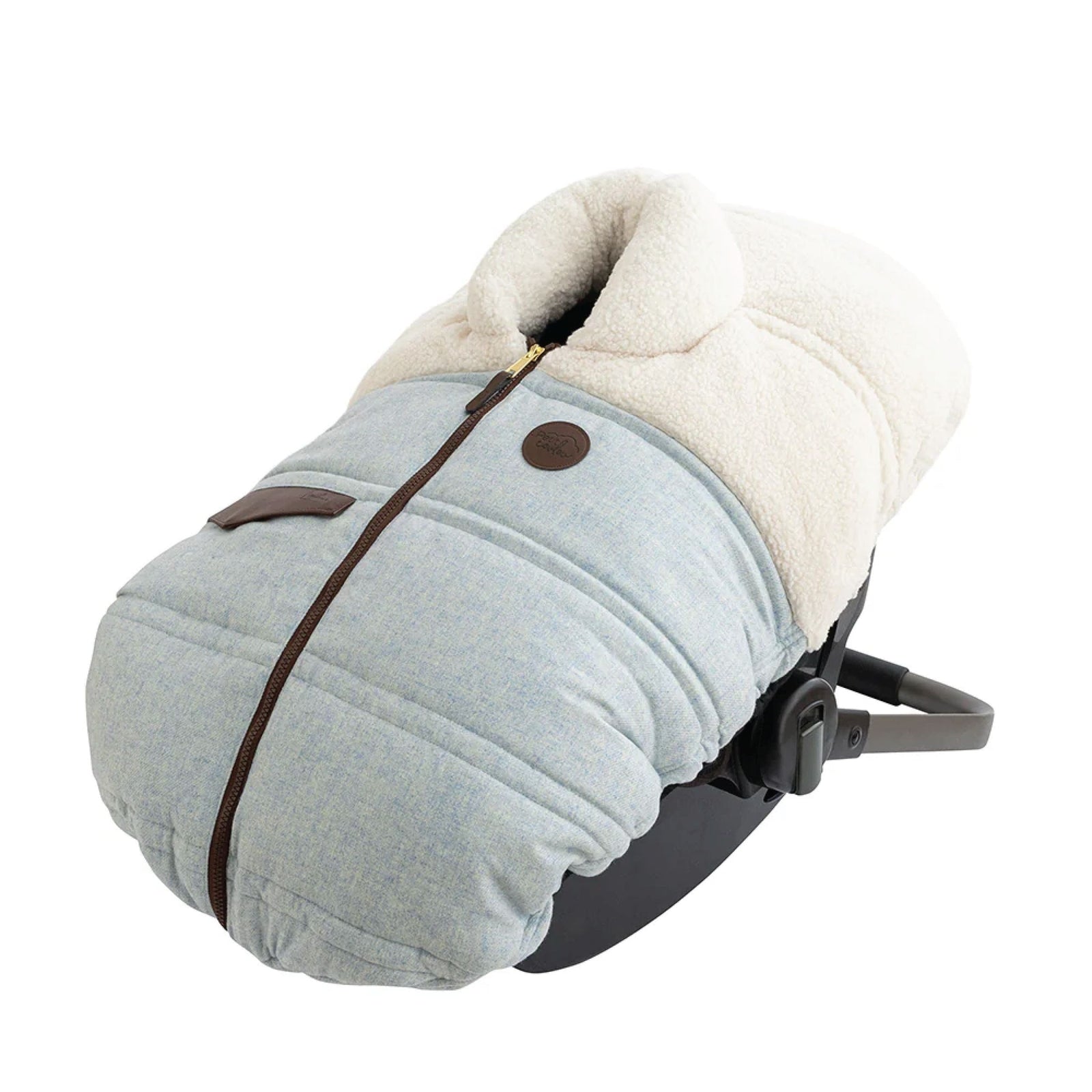 Coulou 3-Season Baby Car Seat Cover, Sherpa Collection (-30°C to 15°C), Banff F6W1 - product image 1