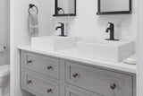 Breckenridge Single Handle High Arc Bathroom Sink Faucet, Push & Seal Drain, WaterSense Certified, Black C0I9 - product image 5
