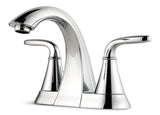 Pasadena Double Handle 4-in Centreset Bathroom Sink Faucet, WaterSense Certified, Chrome T8Y7 - product image 1