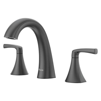 Rancho 8-in Widespread Bath Faucet, Matte Black P5C6 - product image 1