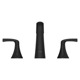 Rancho 8-in Widespread Bath Faucet, Matte Black P5C6 - product image 2