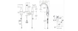 Rancho 8-in Widespread Bath Faucet, Matte Black P5C6 - product image 8
