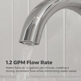 Raya 4-in Chrome Centerset Bathroom Sink Faucet Z9L5 - product image 5