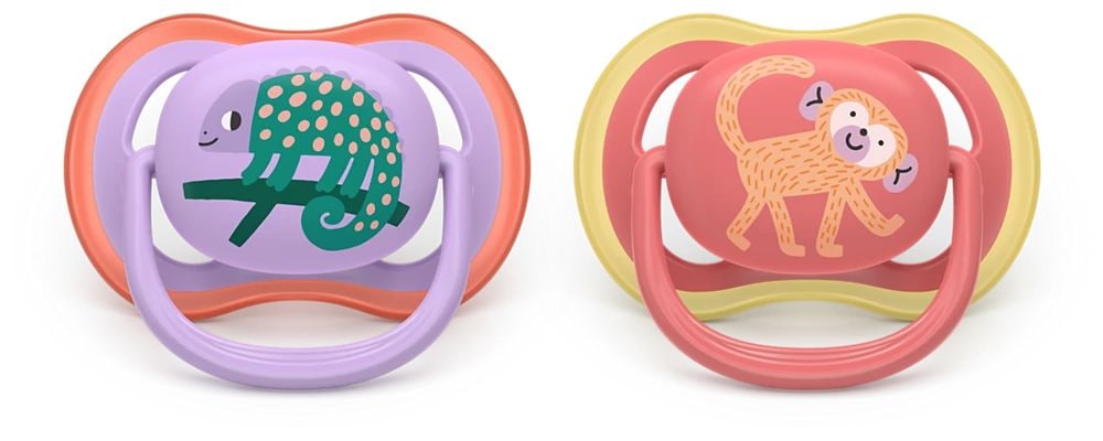 Ultra Air Pacifier 18m+, Chameleon, 2-pk R2X8 - product image 1