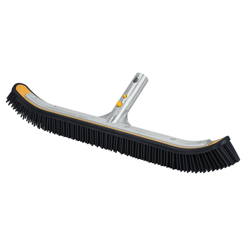 Pool Wall Brush with Rubber Bristles, 18-in N9L8