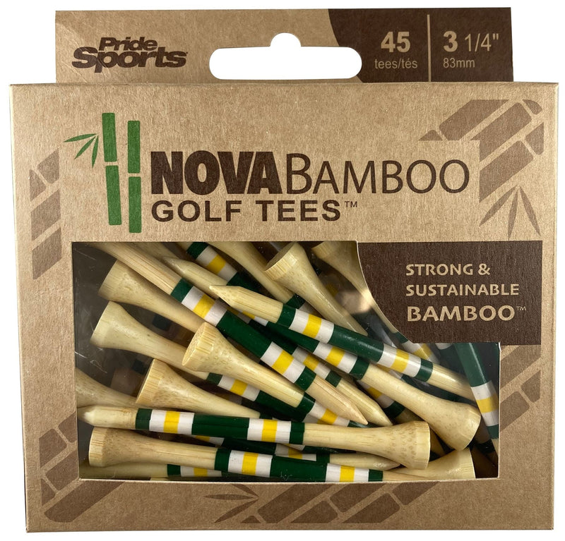 Nova Bamboo Golf Tees, 3 1/4-in, 45-pk A7O5