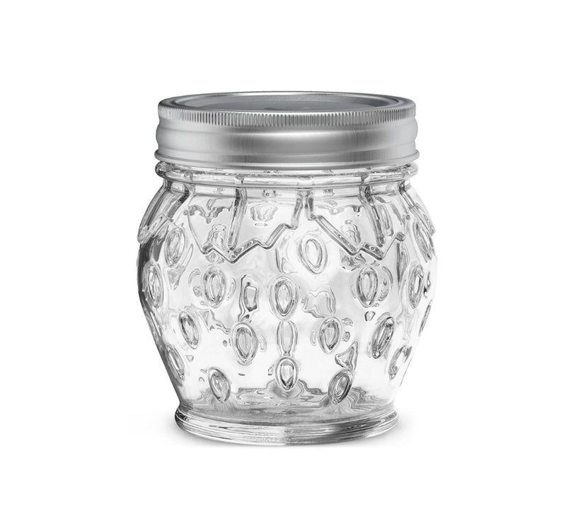 Mason Strawberry Jam Jar, Clear Glass, 13.5-oz/399-mL, 6-pk, Food Preservation Jars A7G8