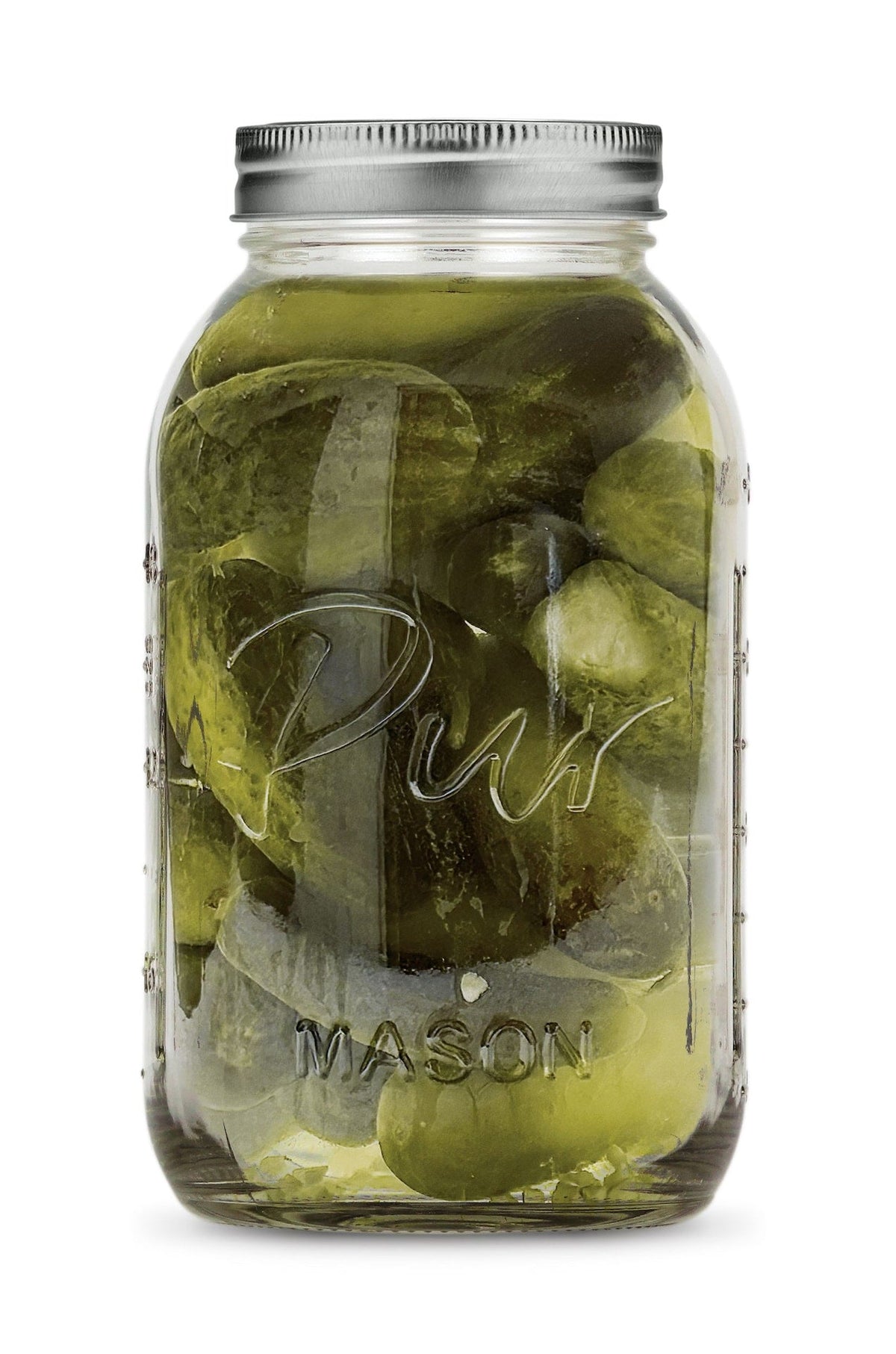 XL 64-oz BPA-Free Mason Jar with Canning Lid and Band, 6-pk G8Y6 - product image 1