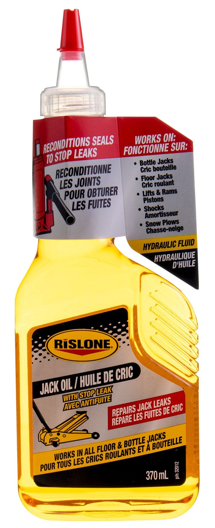 32012 Hydraulics Jack Oil with Stop Leak, Amber, 370-mL S6L5 - product image 1