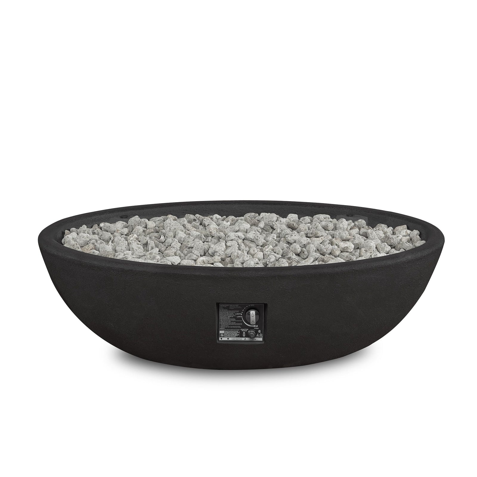 Oval Concrete Propane Fire Pit in Shale, 48-in Z7Z0 - product image 2