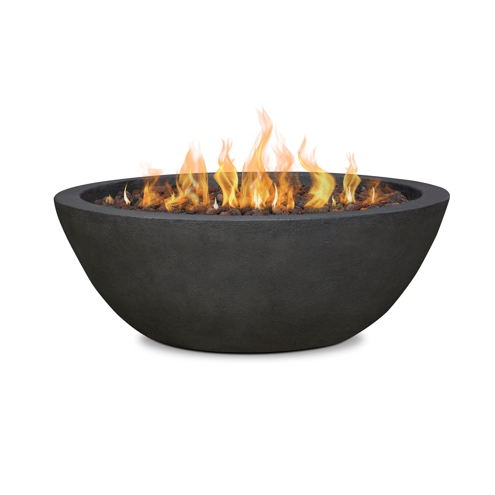 Round Concrete Gas Fire Pit in Shale, 36-in Q8M3 - product image 2