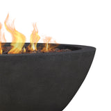 Round Concrete Gas Fire Pit in Shale, 36-in Q8M3 - product image 4
