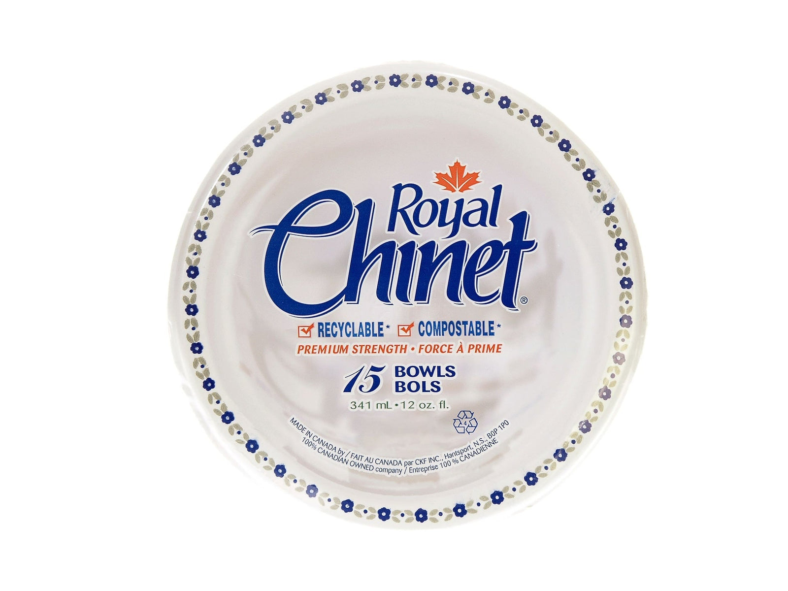 Chinet Disposable Paper Bowls, 11.5-oz, 15-pk V4S3 - product image 1