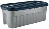 Roughneck Jumbo Storage Box with Lid, 189-L, Grey/Blue T9R0 - product image 1