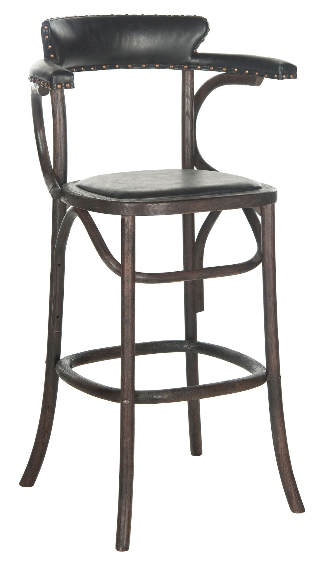Kenny Bar Stool, Antique Black L3I2 - product image 1