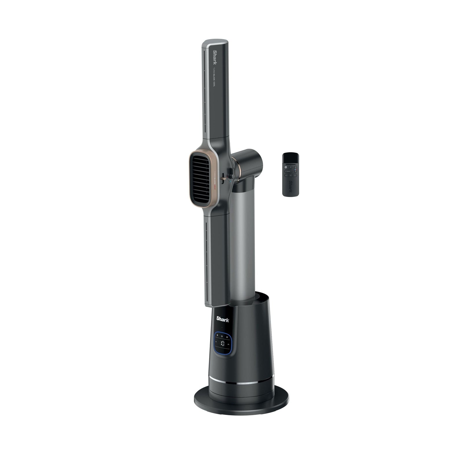 TurboBlade Cool + Heat Oscillating Tower, 2-in-1 Bladeless Fan & Heater, with Remote Control, Black S8A0 - product image 3