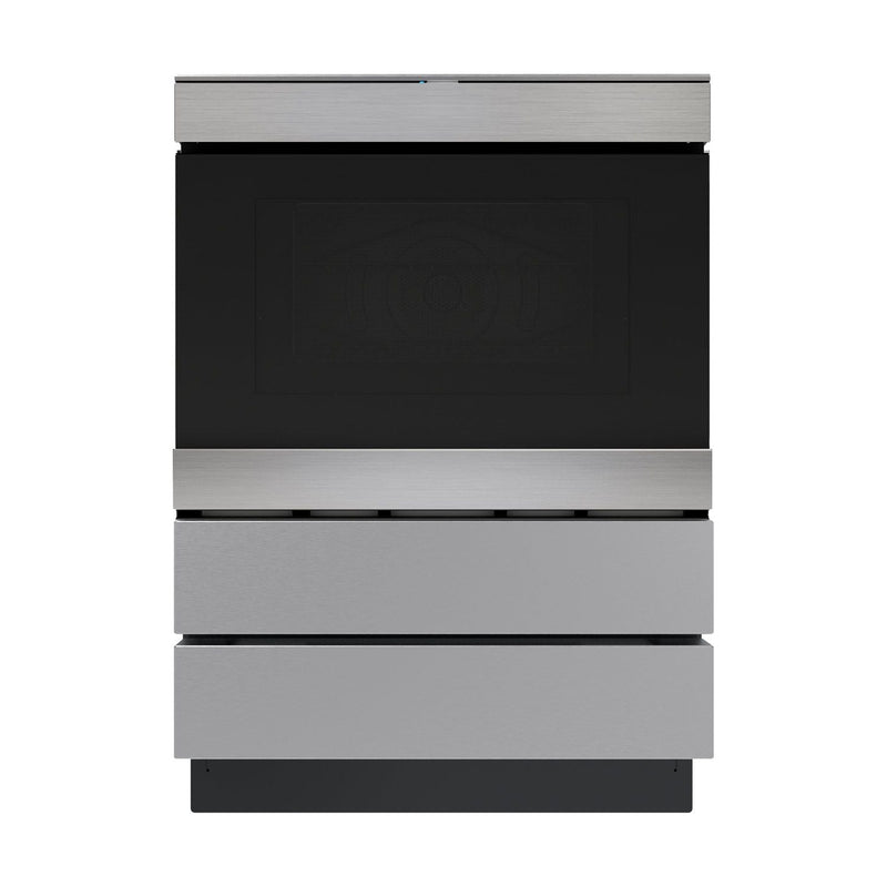 Under the Counter Microwave Drawer and Oven Pedestal, 24-in D6F5