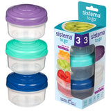 Mini Bites To Go Food Storage Container Set with Removable Dividers, 3-pk M7K1 - product image 1