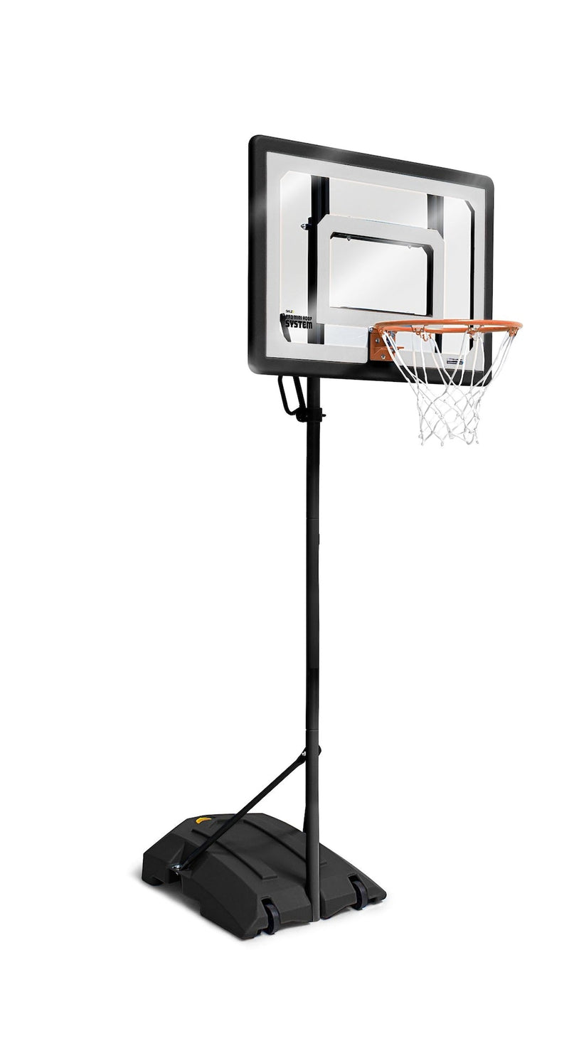 Pro Mini Kids' Portable Adjustable Poolside Basketball Backboard, Hoop & Net System with Ball, 33-in R4E1
