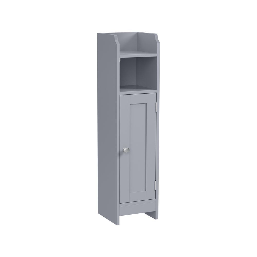 Home 6-Tier Dove Grey Cabinet with 5 Adjustable Shelves A8G5 - product image 1