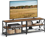 Home 70-in 3-Tier Industrial Greige/Black TV Stand D4H6 - product image 2