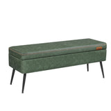 Home Modern Forest Green Ottoman Storage Bench M8D0 - product image 1