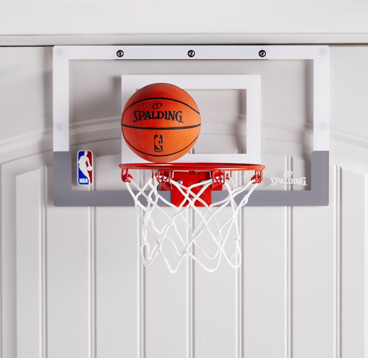 Slam Jam Indoor Over-the-Door Mounting Mini Basketball Hoop & Net with Ball G3Q9 - product image 5